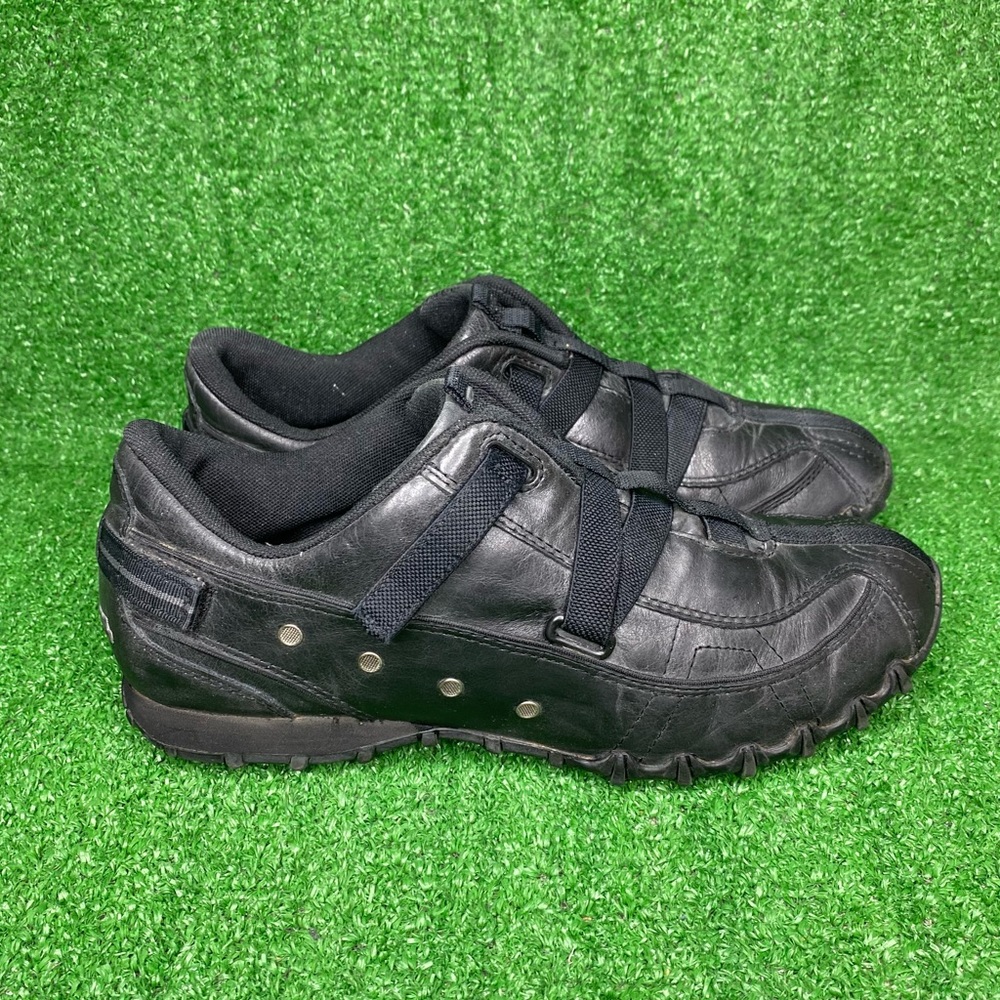 Diesel Vega Vintage Women's Comfort Strappy Black Leather Size 8.5